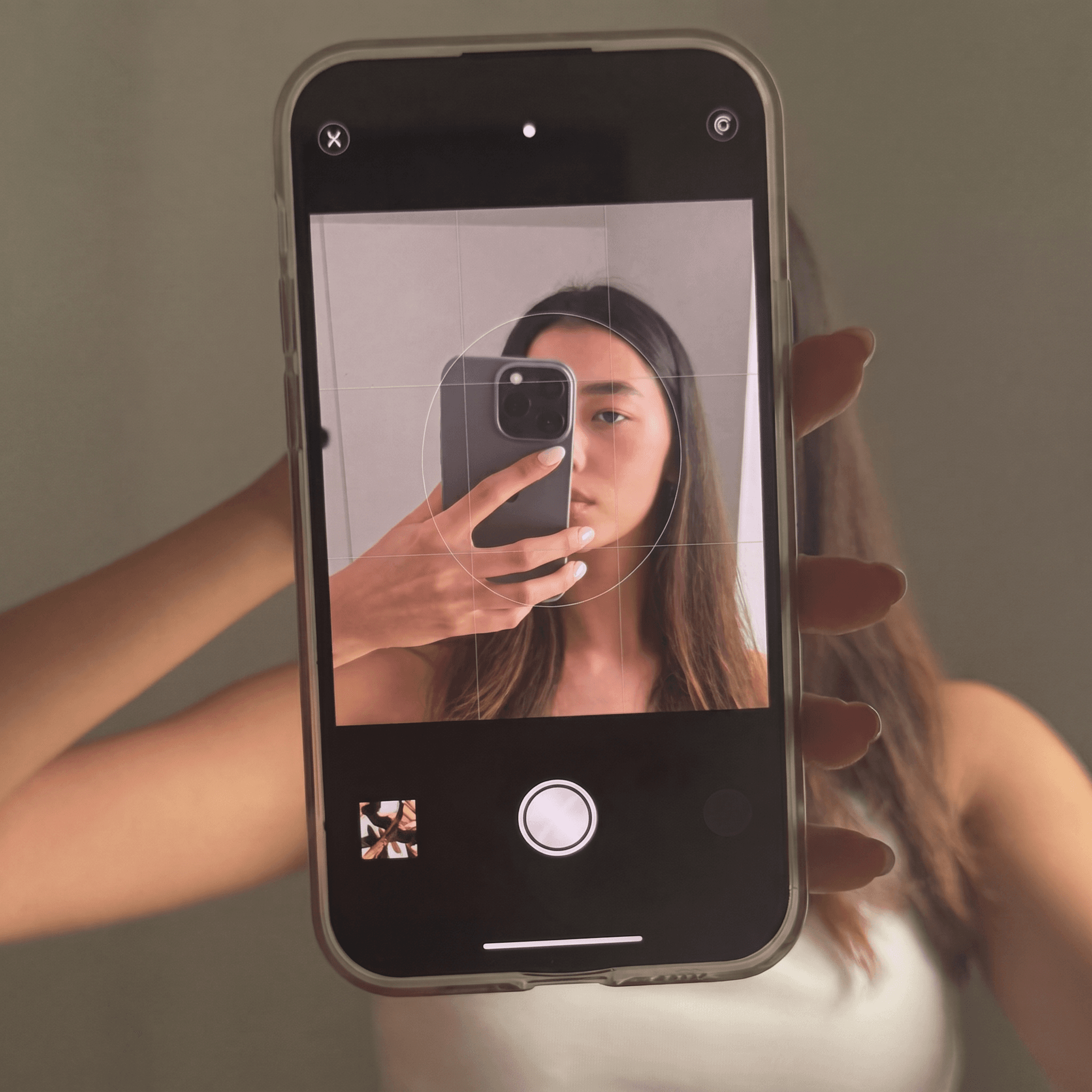 Taking a face scan with your phone